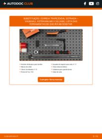 Como realizar a substituição de Correia Trapezoidal Estriada 1.3 CDTi VAUXHALL ASTRAVAN Mk V (H)