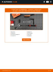 Slik bytter du Kileribberem 1.3 CDTI VAUXHALL MERIVA Mk I (A)