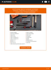 Sostituzione di Braccetti oscillanti Corsa C X01 1.2 16V (F08, F68)