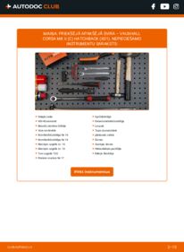 Kā veikt nomaiņu: 1.2 16V (F08, F68) Corsa C X01 Svira
