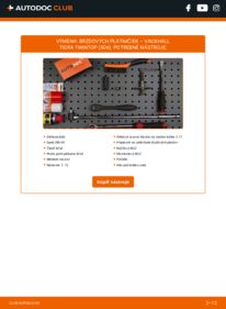 Ako vykonať výmenu: Brzdové Platničky na Tigra Mk2 TwinTop (X04) 1.8