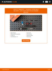 Så byter du Tändstift på 1.3 VAUXHALL ASTRA Mk II Sedan