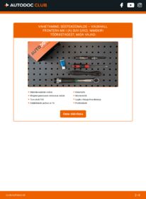 Kuidas välja vahetamist läbi viia: VAUXHALL FRONTERA Mk I (A) 2.4 i Süüteküünal