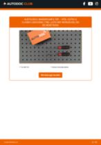 OPEL ASTRA G CLASSIC Saloon (T98) Innenraumfilter: Schrittweises Handbuch im PDF-Format zum Wechsel