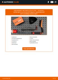 Vervangen: Oliefilter 1.6 Astra J P10
