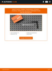Como realizar a substituição de Correia Trapezoidal Estriada 1.8 Zafira B A05