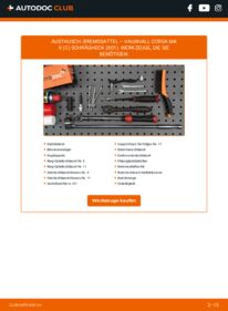 Wie der Ersatz vollführt wird: Bremssattel 1.2 16V (F08, F68) Corsa C X01