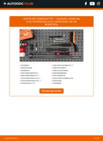 Wie der Ersatz vollführt wird: Bremssattel 1.4 Corsa E X15