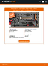 Sostituzione di Dischi Freno OPEL Corsa C Limousine (X01) 1.7 CDTi