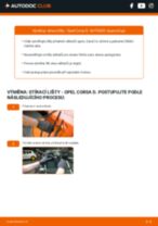 Jak vyměním List stěrače na mém autě Corsa C Van (X01) 1.7 DI 16V (F08, W5L)? Průvodce krok za krokem