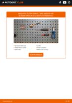 Menjava dizel Filter goriva OPEL MERIVA: vodič pdf