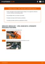 Profesionalni vodič za zamenjavo dela Oljni filter na tvojem avtu Opel Adam M13 1.4
