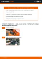 Profesionálny sprievodca výmenou súčiastky Olejový filter na tvojom aute Opel Adam M13 1.4