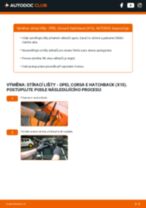 Jak vyměním List stěrače na mém autě Corsa B Hatchback (S93) 1.7 D (F08, F68, M68)? Průvodce krok za krokem