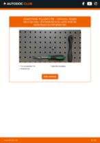 Trin-for-trin PDF-tutorial om skift af VAUXHALL COMBO Mk III (D) Box Body / Estate Pollenfilter