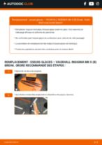 Changement Essuie-glace avant VAUXHALL INSIGNIA Mk II (B) Estate : guide pdf
