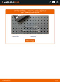 Så byter du Multirem på 3.2 V6 VAUXHALL OMEGA (B) Estate