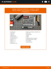 Jak provést výměnu: Tlumic perovani Astra Mk3 (F) Cabrio (T92) 1.6 i