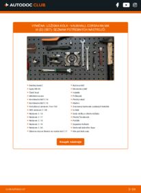 Jak provést výměnu: Lozisko kola Corsavan Mk3 (D) (S07) 1.3 CDTI