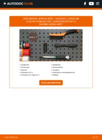 Vervanging uitvoeren: Veren 1.2 i 16V (L08) Corsa D