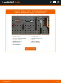 Jak wymienić Filtr oleju Adam (M13) 1.2