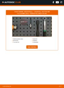 Kuidas välja vahetamist läbi viia: Vectra C Kombi 1.9 CDTI 16V Süütepool