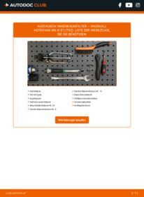Wie der Austausch bewerkstelligt wird: Innenraumfilter 1.7 TD (F70) VAUXHALL ASTRAVAN Mk III (F)
