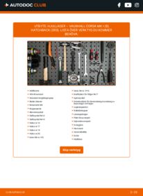 Så byter du Hjullager på 1.4 i VAUXHALL CORSA Mk I (B)