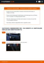 VAUXHALL AMPERA Motorluftfilter: Online-Anweisung zum selbstständigen Ersetzen