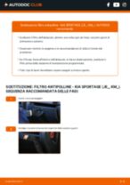 PDF manuale di sostituzione: Filtro antipolline KIA SPORTAGE (JE_, KM_) carbone attivo e antibatterico