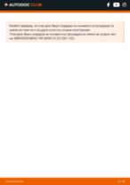 Самостоятелна смяна на задна и предна Биалетка на MERCEDES-BENZ - онлайн ръководства pdf