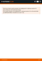 Byta Stabilisatorstag fram vänster MERCEDES-BENZ C-CLASS (W202): guide pdf