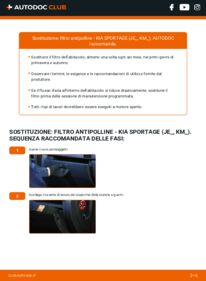 Sostituzione di Filtro Antipolline Kia Sportage je 2.0 16V 4WD