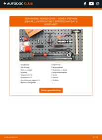 Vervanging uitvoeren: Remschijven 2.0 i-VTEC (RK5) HONDA STEPWGN (DBA-RK_)