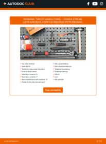 Jak wymienić Tarcza hamulcowa Stream II 1.8 Vtec (RN6)