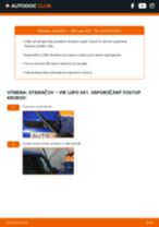 Podrobný PDF tutorial k výmene Mercedes W220 Axiálny Čap Tiahla Riadenia