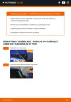 Trin-for-trin PDF-tutorial om skift af PORSCHE 944 Convertible Viskerblade