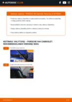 PORSCHE 944 Cabriolet remonto ir priežiūros instrukcija