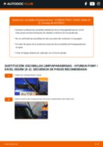 Manual de taller para Hyundai Pony X-2 en línea