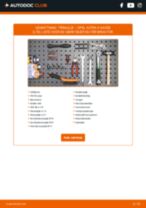 Manuel PDF til vedligeholdelse af ASTRA H kasse (L70) 1.4 EcoTec (L70)