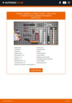Podrobný PDF tutorial k výmene OPEL ASTRA H TwinTop (L67) Horné Uloženie Tlmiča