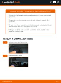 Cum să efectuați înlocuirea: Filtru habitaclu Honda Jazz gd 1.3 iDSi (GD1)
