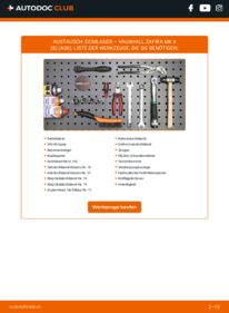 Wie der Austausch bewerkstelligt wird: Domlager 1.8 Zafira B A05