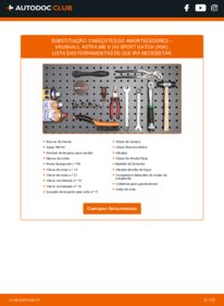 Como realizar a substituição de Cabeçotes Do Amortecedores 1.6 i 16V (L08) Astra H A04