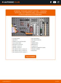 Jak wymienić Poduszka Amortyzatora Astra Mk5 (H) TwinTop (A04) 1.8 (L67)