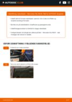 Udskiftning af Viskerblade foran og bag MERCEDES-BENZ VITO Bus (W639): manual pdf