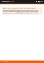Cambio Filtro de aire acondicionado MERCEDES-BENZ bricolaje - manual pdf en línea
