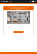 Instalación Bieleta de barra estabilizadora MERCEDES-BENZ VIANO (W639) - tutorial paso a paso