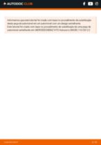 Manual online sobre a substituição de Jogo de pastilhas para travão de disco em MERCEDES-BENZ SPRINTER 3,5-t Box (906)