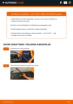 Trin-for-trin PDF-tutorial om skift af Mazda 323 F bj Medløberhjul, tandrem